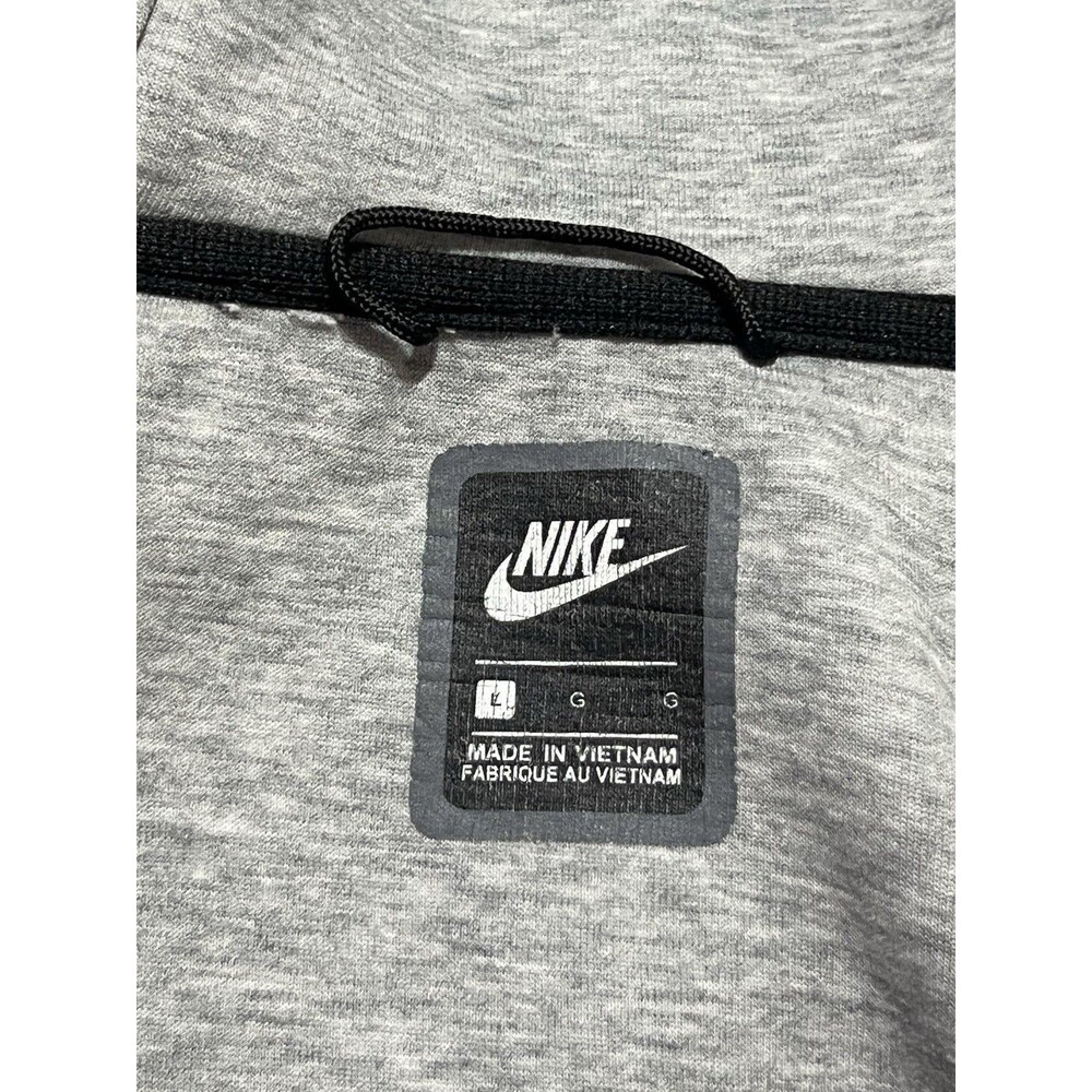 Nike Sportswear Tech Fleece Hoodie Mens Large Gray Full Zip Jacket CU4490-063 - Picture 7 of 9